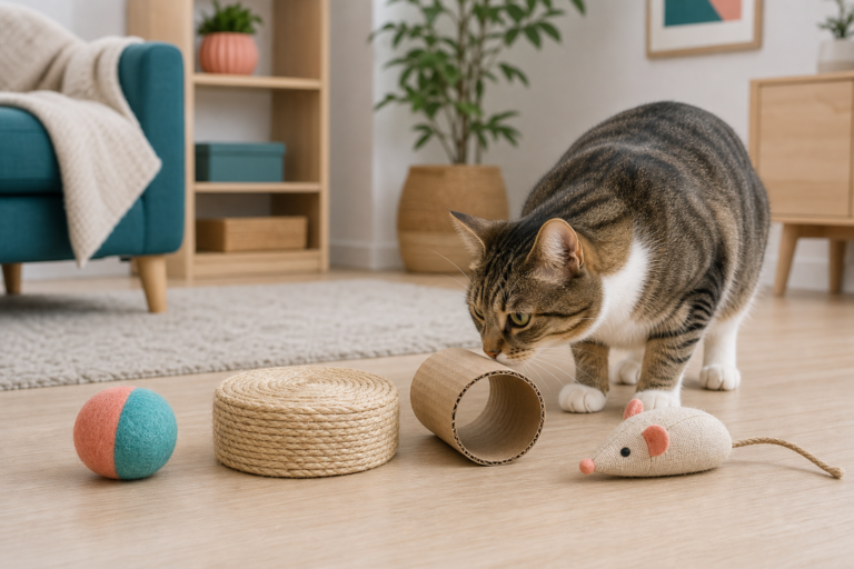 abonnement jouets chat - illustration MonChatJoue