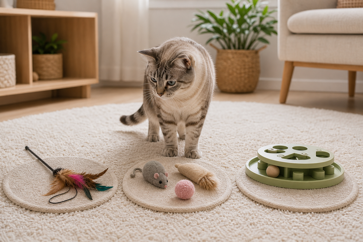choisir jouet selon caractère chat - illustration MonChatJoue