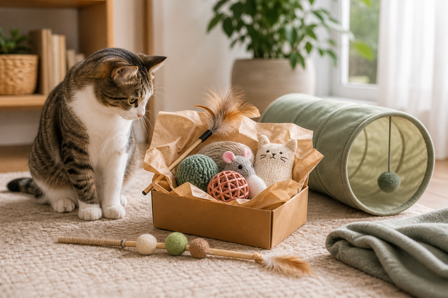idée cadeau chat - illustration MonChatJoue
