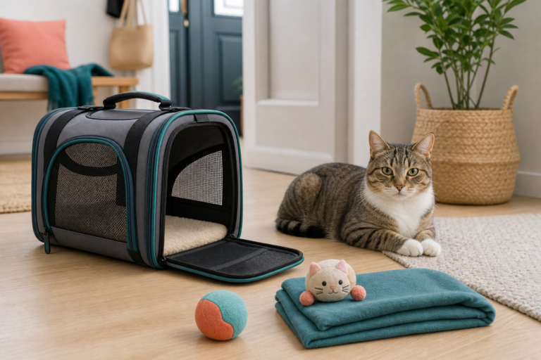 jouets chat voyage - illustration MonChatJoue