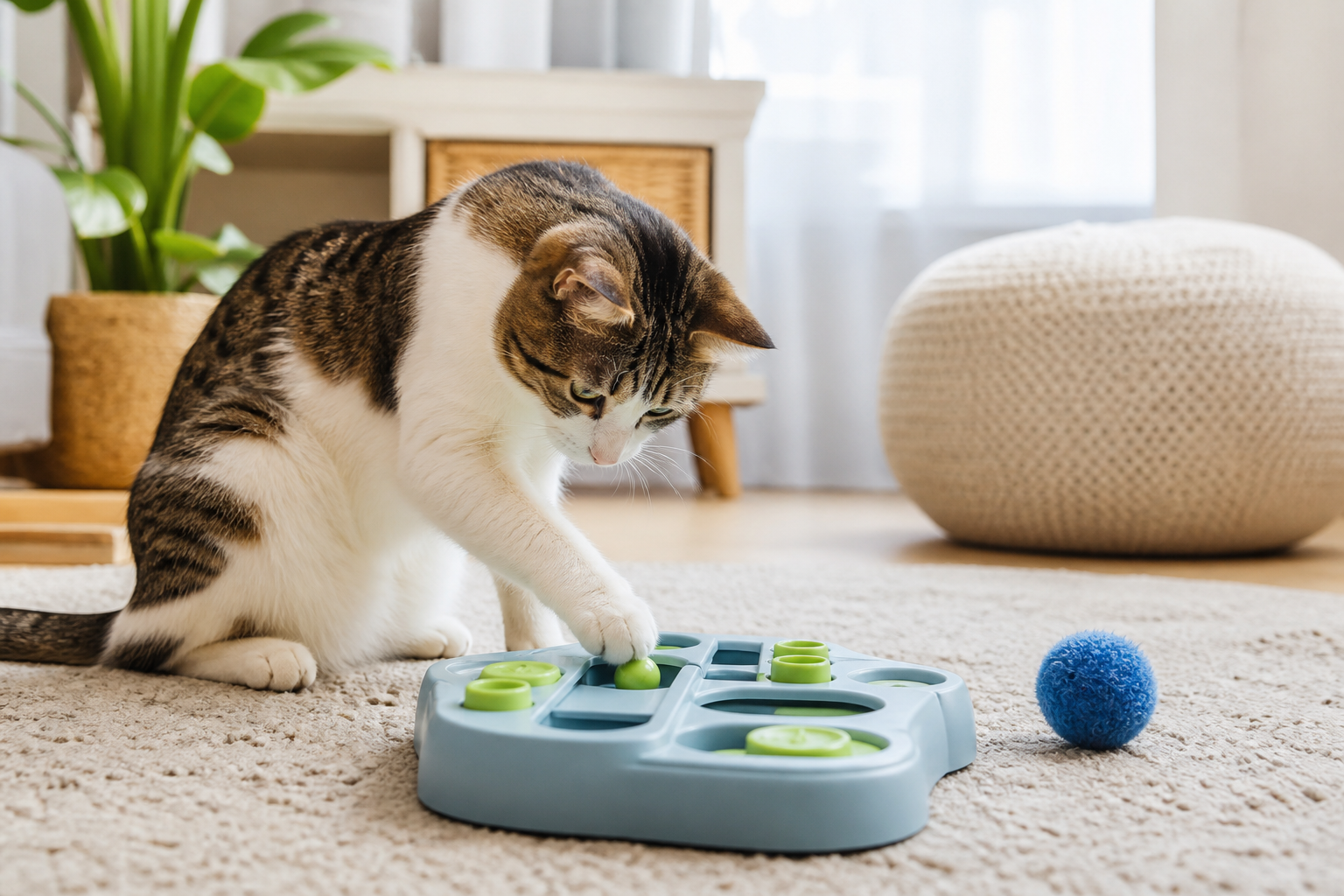 jouets interactifs pour chats - illustration MonChatJoue