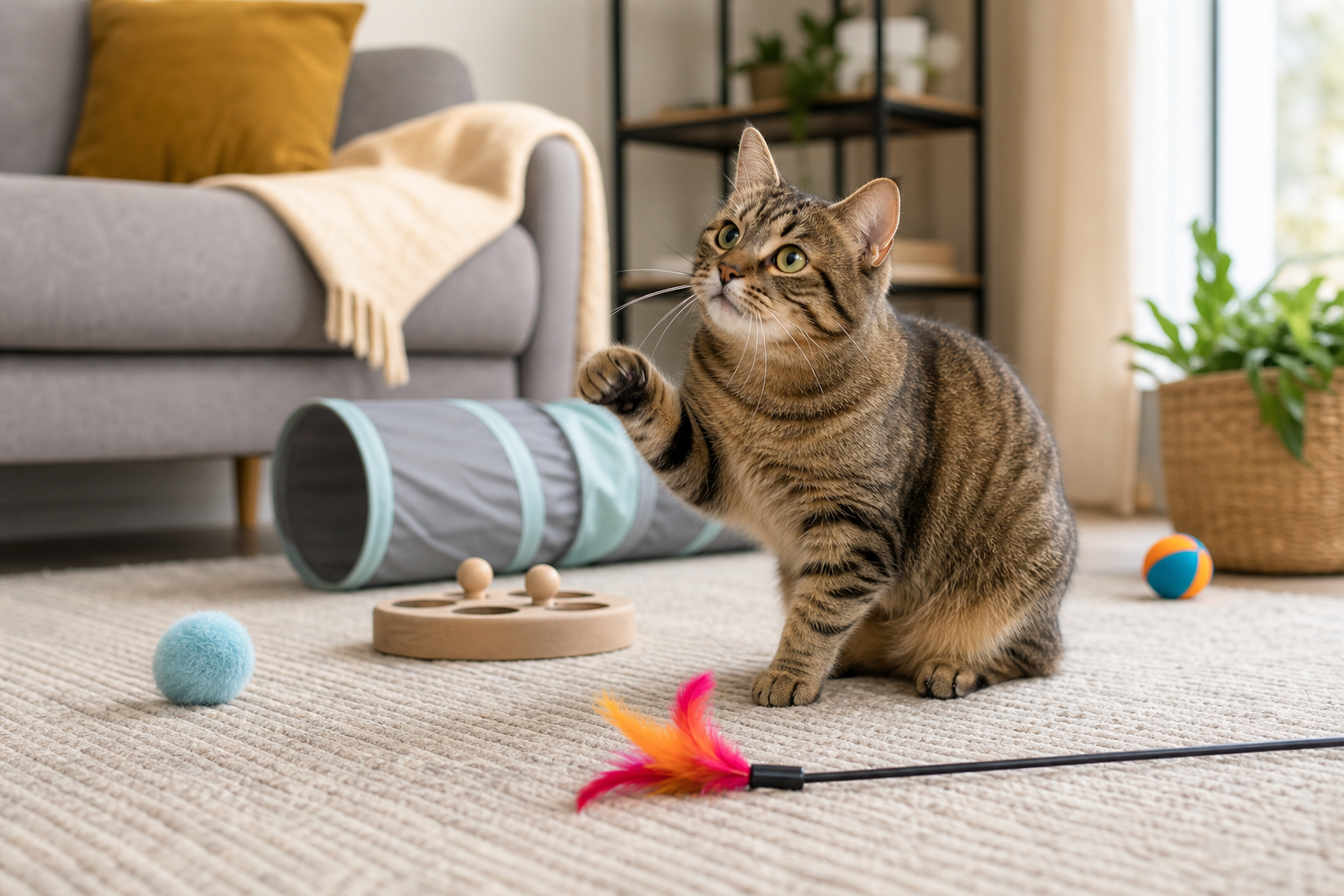 meilleurs jouets pour chats - illustration MonChatJoue