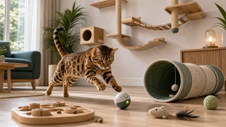 bengal présentation caractère entretien jeux - illustration MonChatJoue