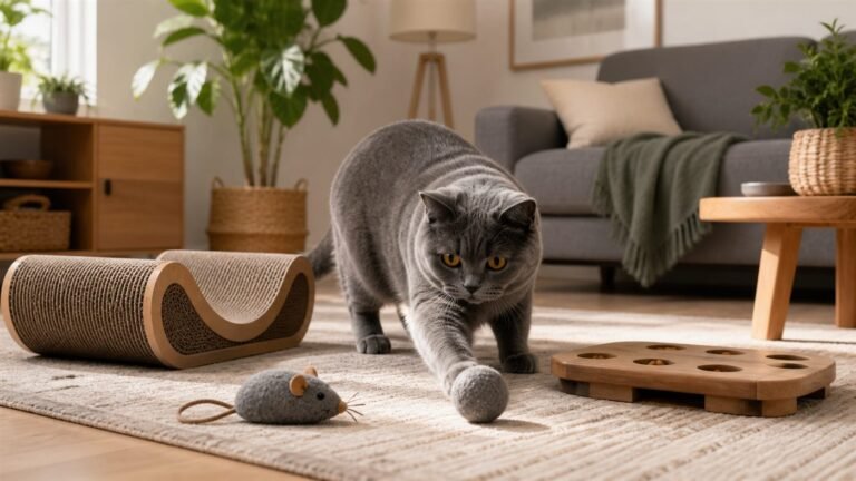 chartreux présentation caractère entretien jeux - illustration MonChatJoue